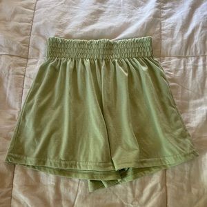 Green shorts